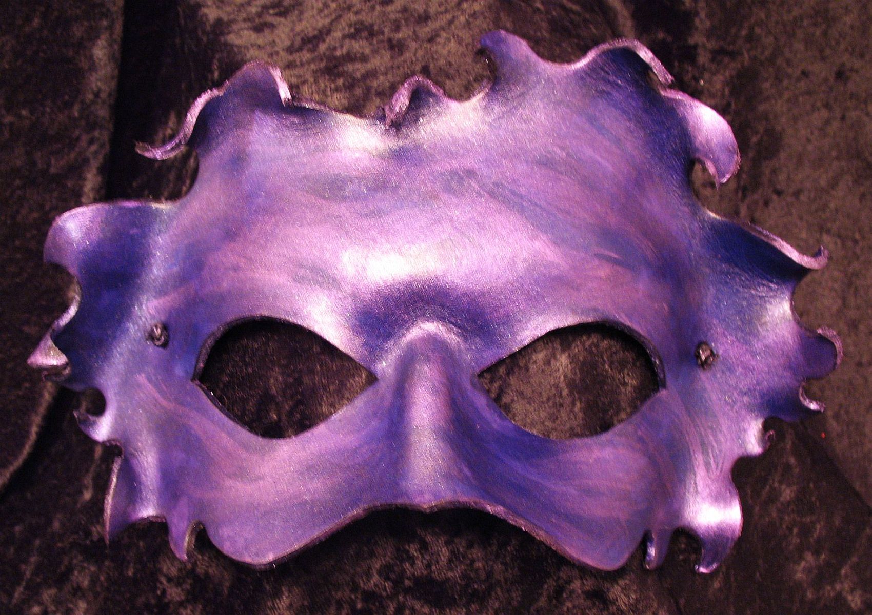 Purple streaks Zephyr mask.